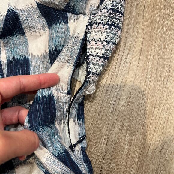 SACHIN & BABI Women's Kyle Gingham Dress Size S In Navy Blue/White - Picture 9 of 12